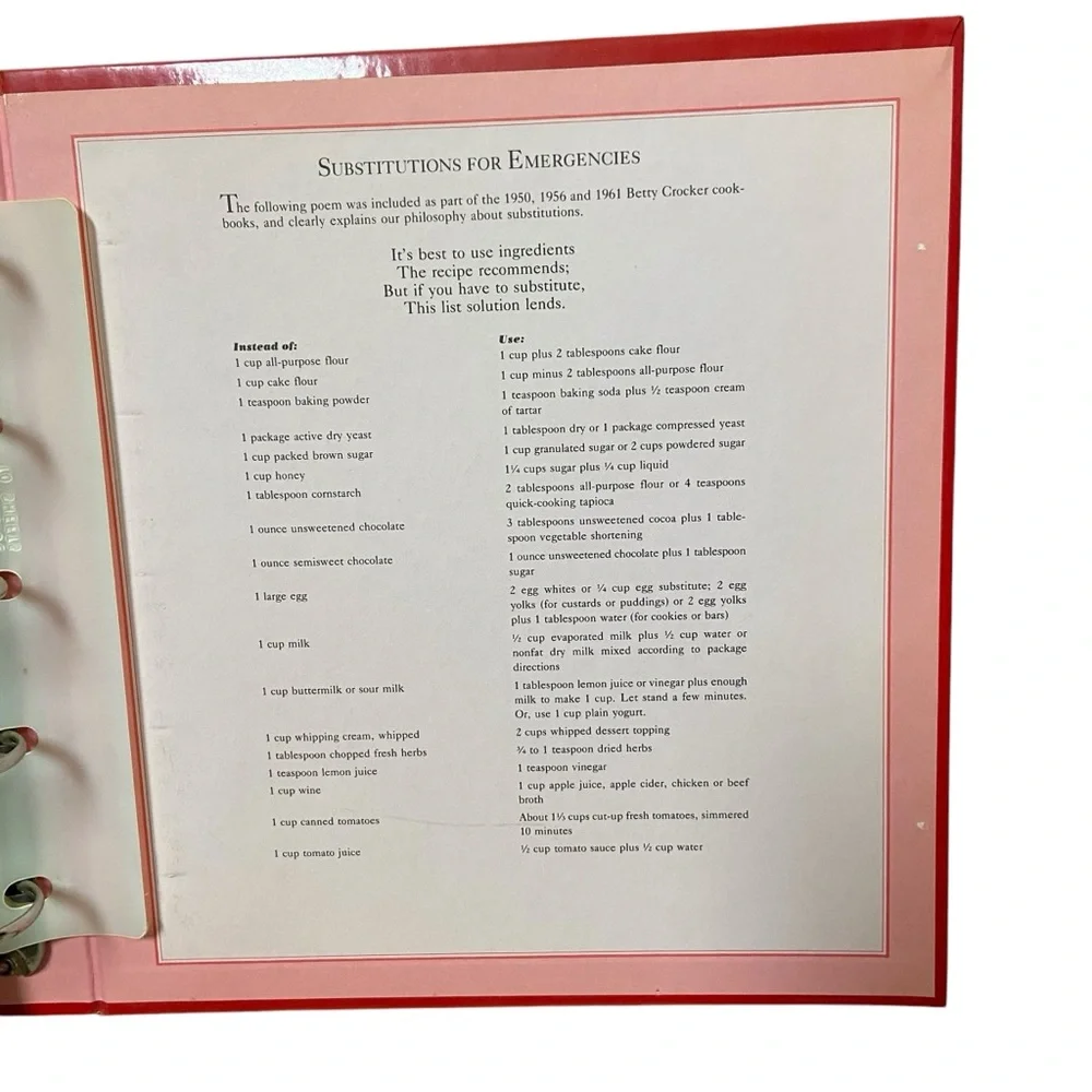 Betty Crocker’s 40th Anniversary Edition Cookbook 1991